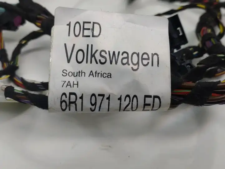 Volkswagen Cross Polo (2009 - 2018) 6R1971120ED Проводка передней двери — фото 6