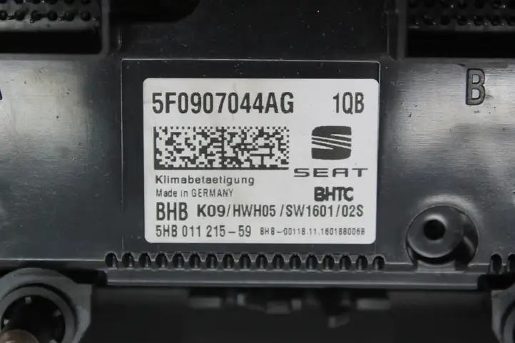 Seat Leon (5F) (2012 - 2019) 5F0907044AG Управление климат контролем — фото 7