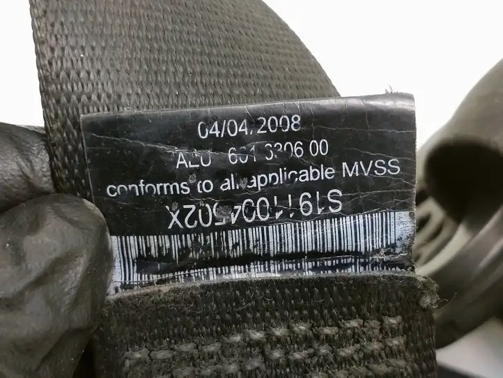 BMW 5 E60 E61 (2004 - 2010) 601629800D Передний ремень безопасности — фото 9