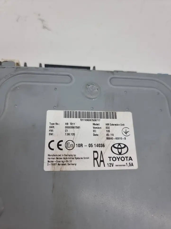 Toyota RAV 4 (XA50) (2018 - ) 86840K0010 Блок навигации GPS — фото 4