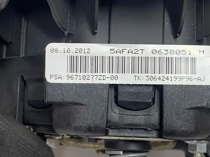 Citroen C3 (2009 - 2013) 96710277ZD Подушка безопасности руля — фото 3