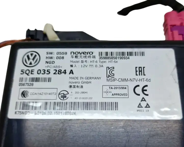 Audi A3/S3 8V (2012 - 2016) 5QE035284A Прочие блоки управления — фото 5
