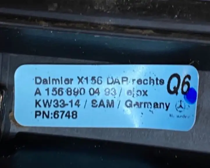 Mercedes-Benz GLA W156 (2013 - 2017) A1568900393 Рейлинги крыши — фото 5