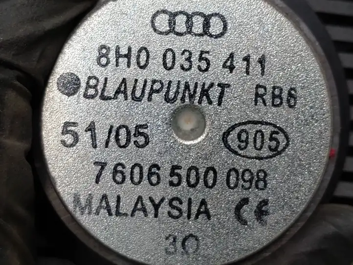 Audi A4 S4 B7 8E 8H (2004 - 2009) 8H0035411 Динамики задних дверей — фото 6