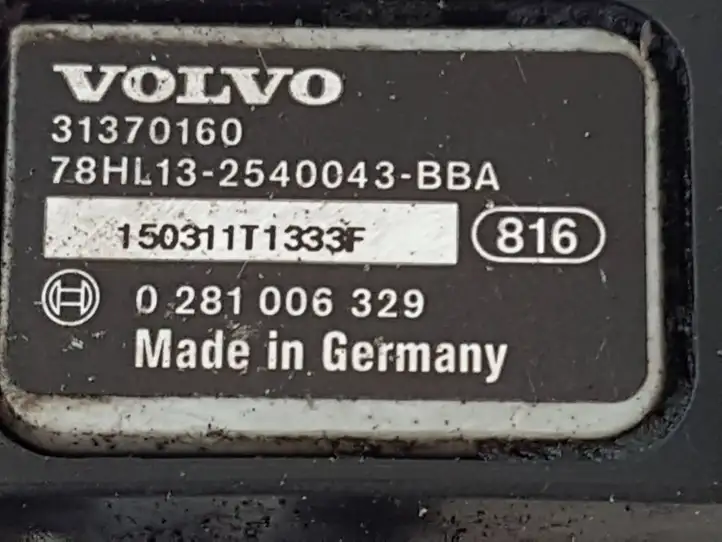 Volvo XC60 (2013 - 2017) 31370160 Датчик давления выхлопных газов — фото 4