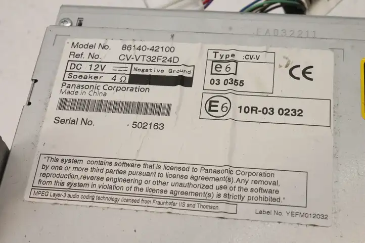 Toyota RAV 4 (XA40) (2012 - 2018) 8614042100 Магнитола / мультимедийная система — фото 7