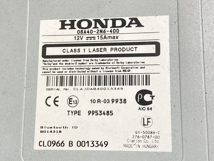 Honda CR-V (2009 - 2012) 08A402N6400 Магнитола / мультимедийная система — фото 5