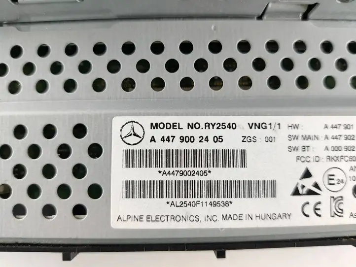 Mercedes-Benz Vito W447 (2014 - ) A4479002405 Магнитола / мультимедийная система — фото 6
