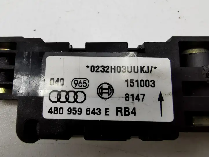 Audi A8 S8 D3 4E (2002 - 2005) 4B0959643E Датчик удара SRS — фото 6