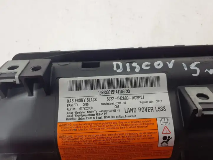 Land Rover Discovery Sport (2014 - 2019) BJ32042A00AC Коленная подушка безопасности — фото 3