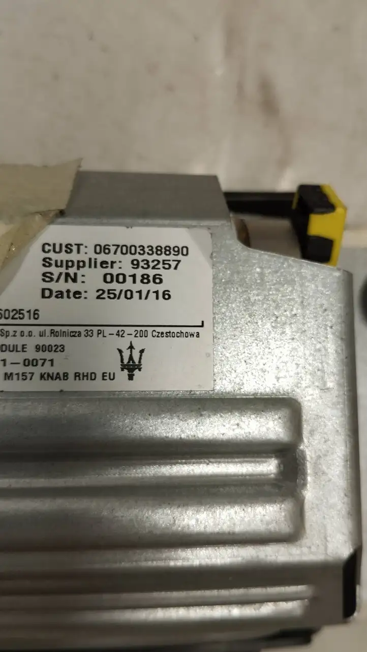 Maserati Ghibli (2013 - 2017) 06700338890 Коленная подушка безопасности — фото 2