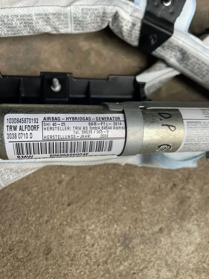 BMW 3 E90 E91 (2005 - 2012) 85696686004E Боковая подушка безопасности шторка — фото 3