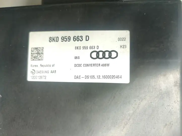 Audi S1 (2014 - 2019) 8K0959663D Преобразователь напряжения — фото 4