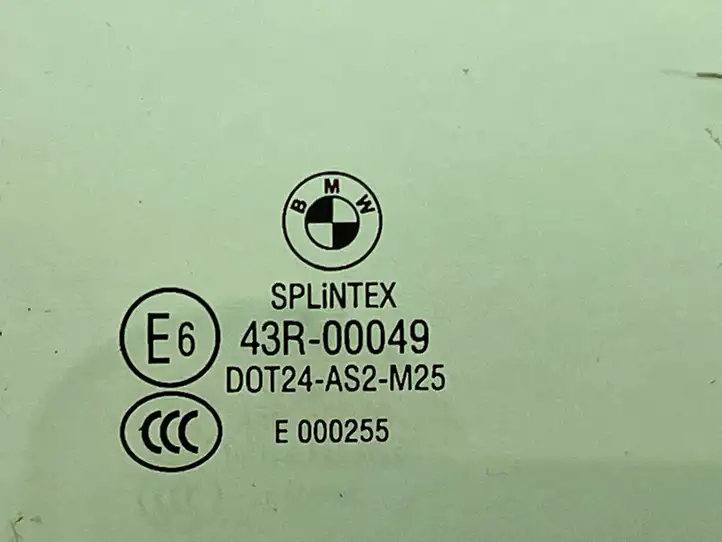 BMW 5 E60 E61 (2004 - 2010) 43R00049 Стекло задней двери — фото 3