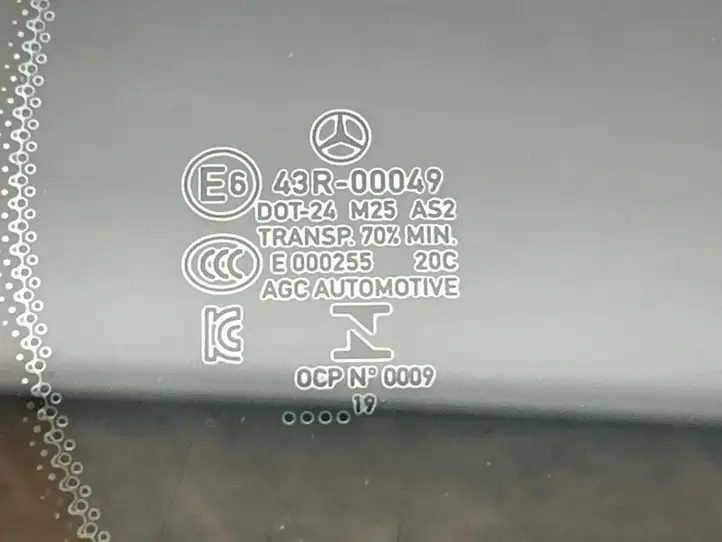 Mercedes-Benz EQC (2018 - ) 43R00049 Форточка двери — фото 4