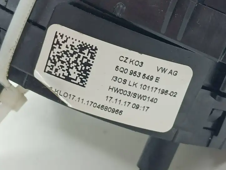 Seat Ateca (2016 - ) 5Q0953549 Контактное кольцо SRS — фото 7