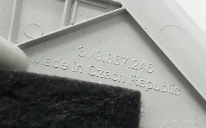 Skoda Superb B8 (3V) (2015 - 2023) 3V9867246 Верхняя обшивка стойки D — фото 3