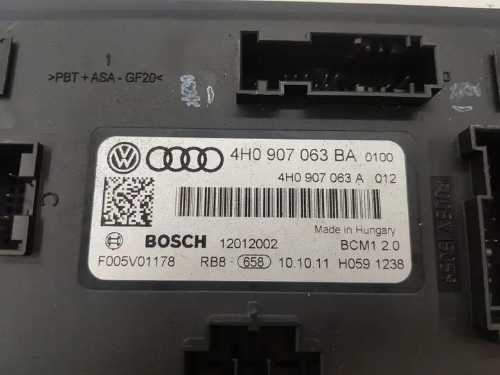 Audi A6 C7 (2011 - 2014) 4H0907063BA Модуль комфорта — фото 2
