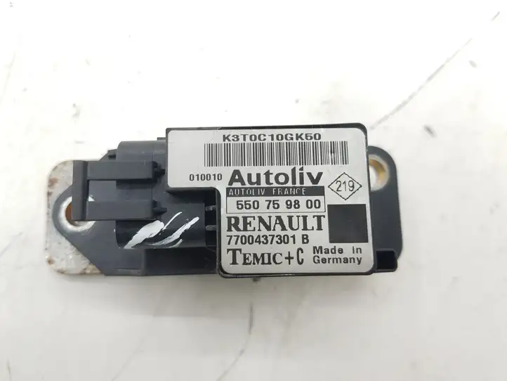 Renault Scenic I (1996 - 2003) 550759800 Датчик удара SRS — фото 3