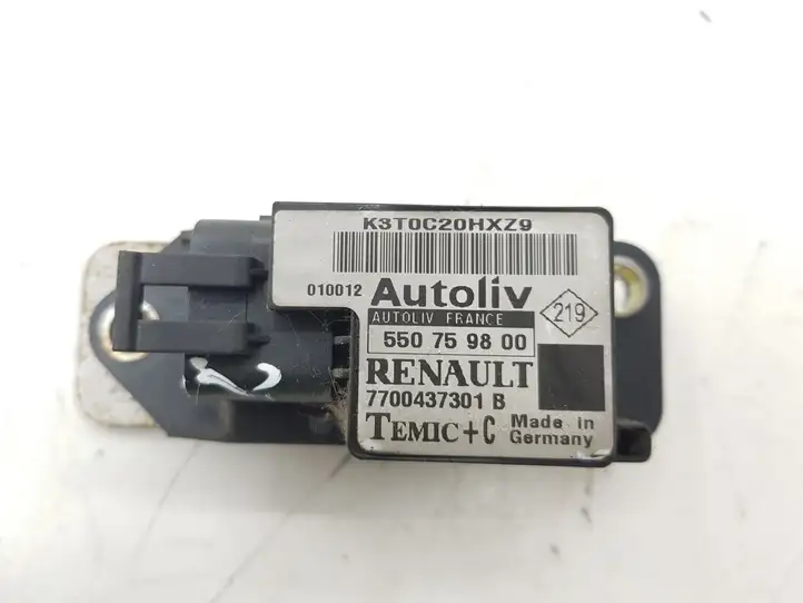 Renault Scenic I (1996 - 2003) 550759800 Датчик удара SRS — фото 3
