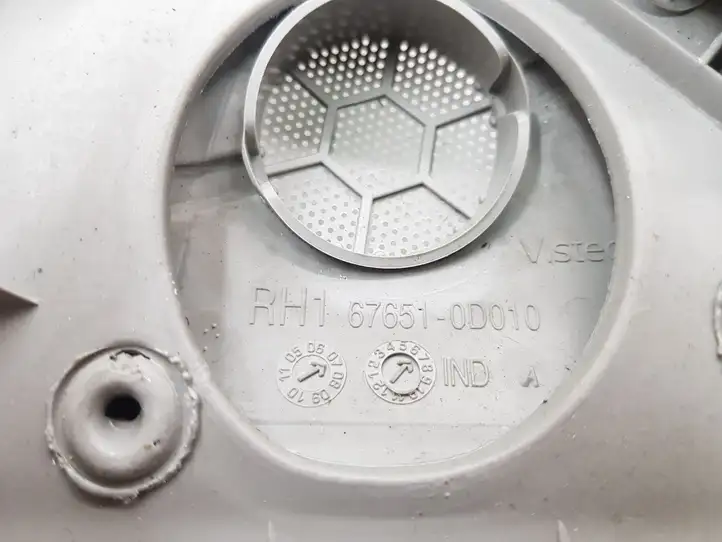 Toyota Yaris (2005 - 2009) 676510D010 Обшивка стойки A — фото 3