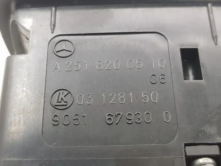 Mercedes-Benz ML W164 (2005 - 2011) A2518200510 Блок кнопок стеклоподъемников — фото 5