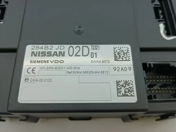 Nissan Qashqai (2006 - 2010) 284B2JD Модуль комфорта — фото 4