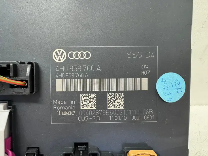 Volkswagen Touareg II (2010 - 2018) 4H0959760A Блок управления сиденьем — фото 5