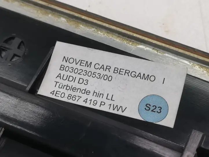 Audi A8 S8 D3 4E (2005 - 2007) 4E0867419P Обшивка задней двери — фото 9