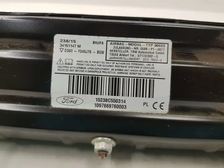 Ford Mondeo MK V (2014 - ) DG93F045J76BGW Коленная подушка безопасности — фото 4