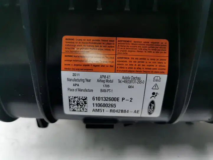 Ford C-MAX II (2010 - 2015) AM51R042B84AE Подушка безопасности пассажира — фото 3