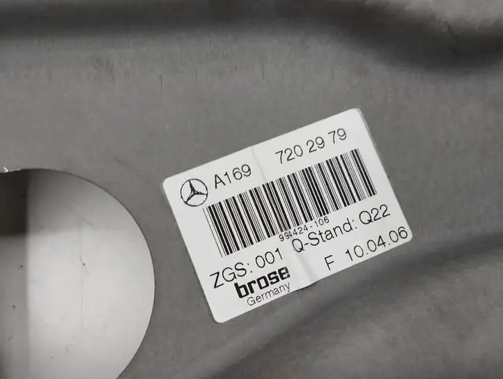 Mercedes-Benz B-class W245 (2005 - 2008) A1697202979 Стеклоподъемник передней двери (без мотора) — фото 3