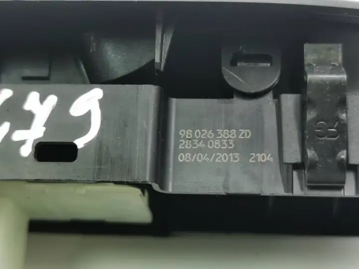 Peugeot 508 (2010 - 2014) 98026388ZD Блок кнопок стеклоподъемников — фото 2