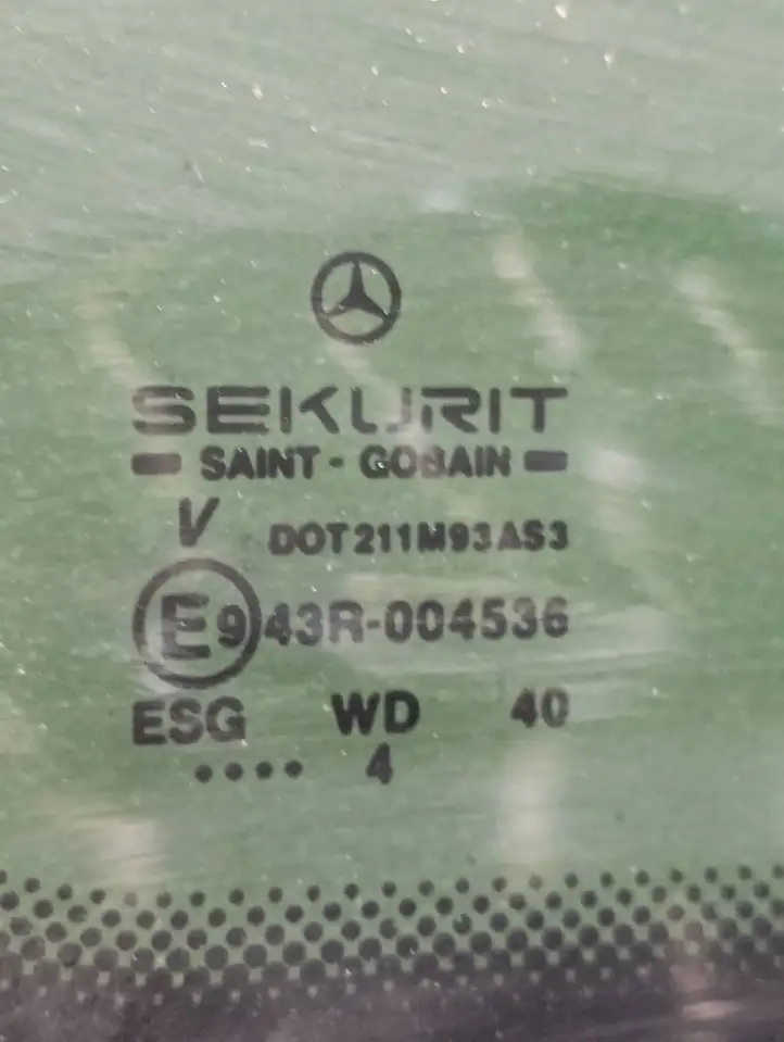 Mercedes-Benz Vito Viano W639 (2003 - 2010) DOT211M93AS3 Заднее боковое стекло — фото 3