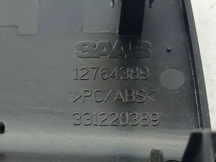 Saab 9-3 Ver2 (2003 - 2007) 12759463 Накладка центрального динамика — фото 8