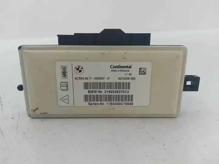 BMW 5 F10 F11 (2009 - 2016) 925363701 Блок управления SRS — фото 1