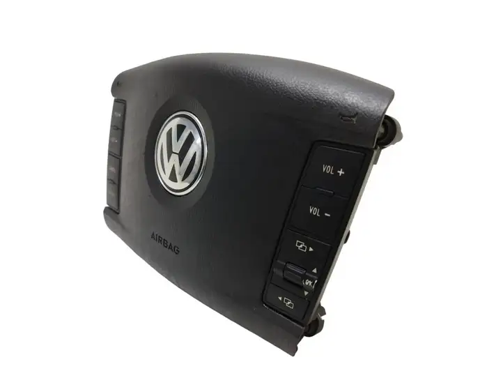 Volkswagen Touareg I (2002 - 2010) 7L6880201DA Подушка безопасности руля — фото 2
