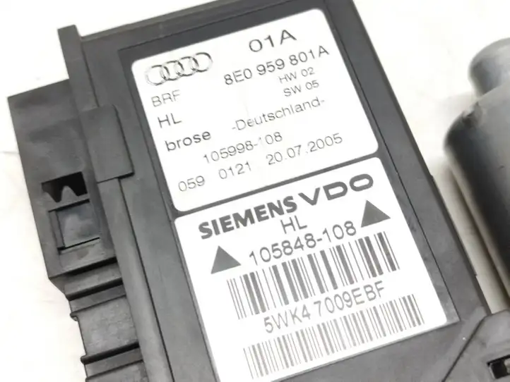 Audi A4 S4 B7 8E 8H (2004 - 2009) 8E0959801A Стеклоподъемник задней двери — фото 6
