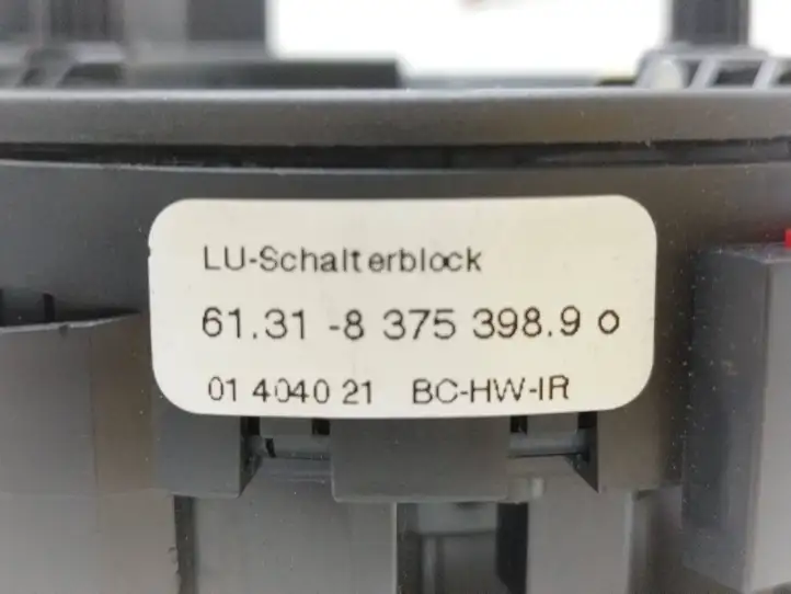 BMW X5 E53 (1999 - 2006) 8375398 Контактное кольцо SRS — фото 8