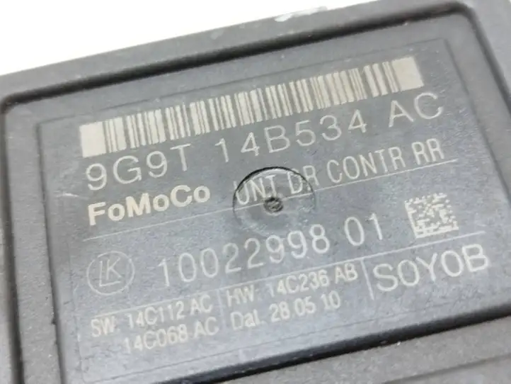 Ford Mondeo MK IV (2007 - 2014) 9G9T14B534AC Блок управления дверью — фото 6
