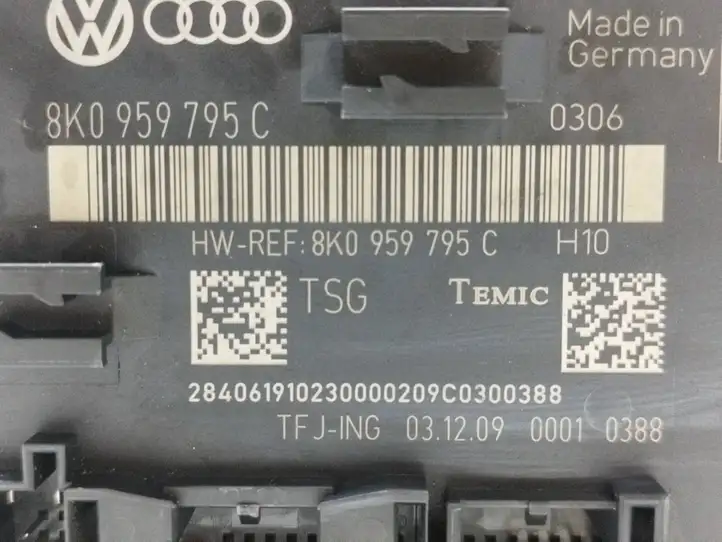 Audi A4 S4 B8 8K (2007 - 2011) 8K0959795C Блок управления дверью — фото 6