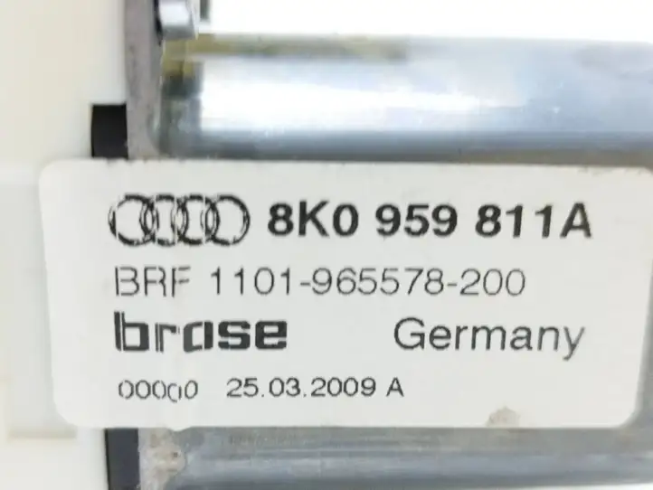 Audi A4 S4 B8 8K (2007 - 2011) 8K0959811A Стеклоподъемник задней двери — фото 7