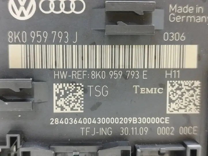Audi A4 S4 B8 8K (2007 - 2011) 8K0959793J Блок управления дверью — фото 5