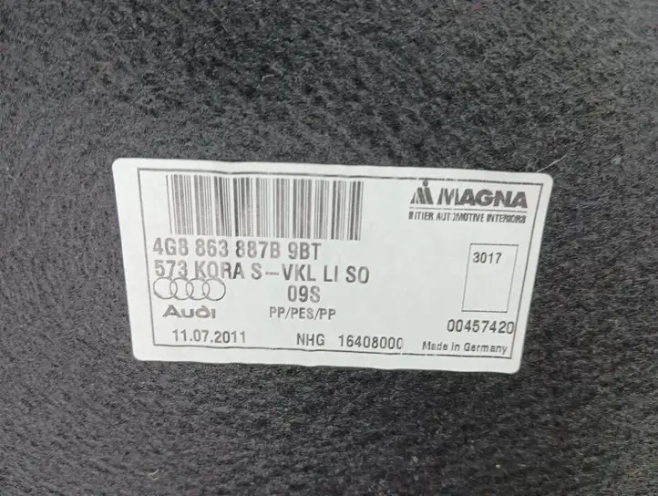 Audi A7 S7 4G (2010 - 2014) 4G8863887B Боковая обшивка багажника — фото 3