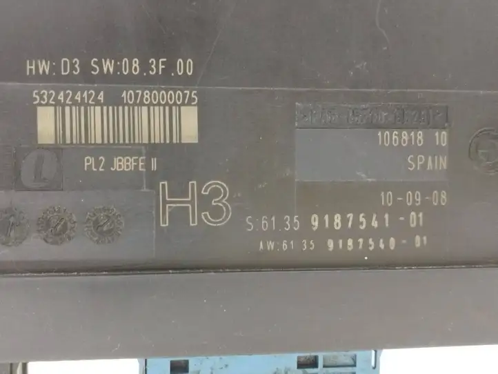 BMW 3 E90 E91 (2005 - 2012) 9187541 Модуль комфорта — фото 2