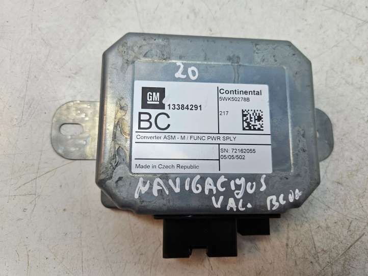 13384291 Opel Zafira C Navigacijos (GPS) valdymo blokas