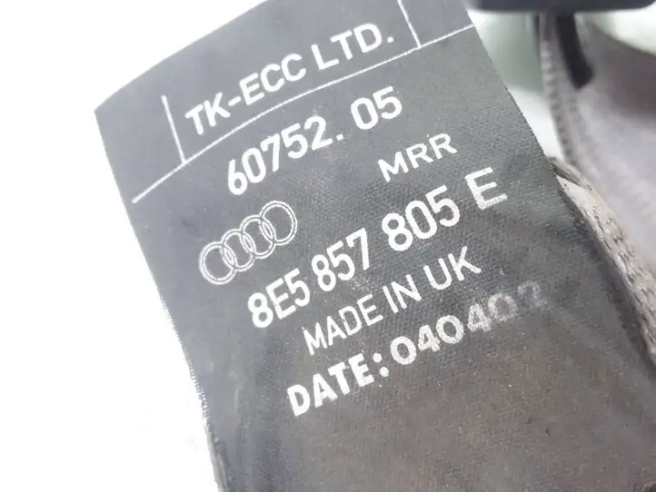 Audi A4 S4 B6 8E 8H (2000 - 2006) 8E5857805E Задний ремень безопасности — фото 3