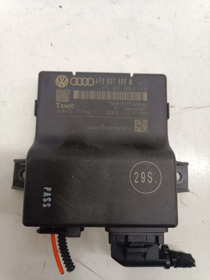 4F0907468M Audi A6 S6 C6 4F Gateway valdymo modulis