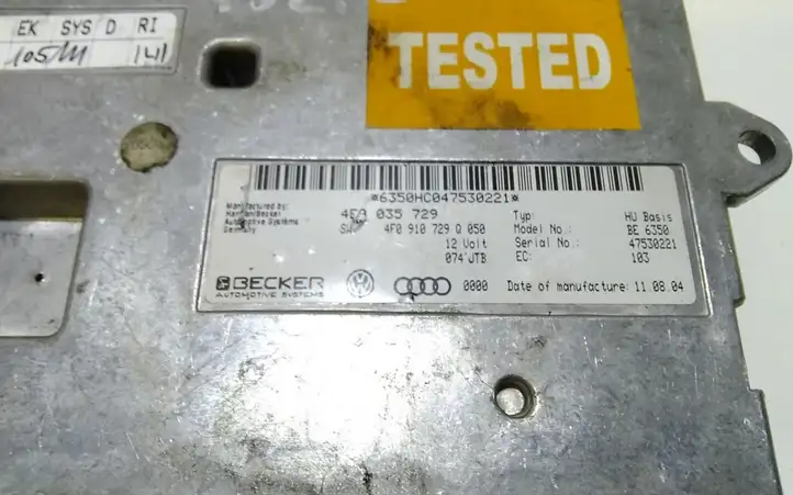 Audi A6 S6 C6 4F (2004 - 2008) 4E0035729 Модуль комфорта — фото 2