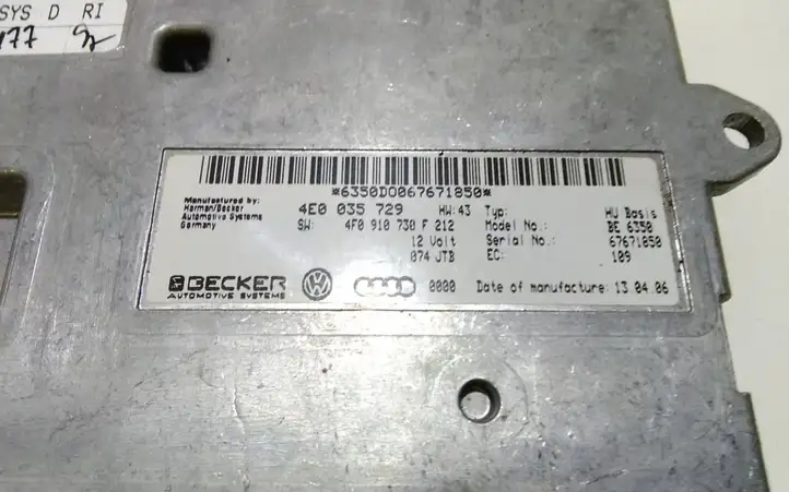 Audi A6 S6 C6 4F (2004 - 2008) 4E0035729 Модуль комфорта — фото 3